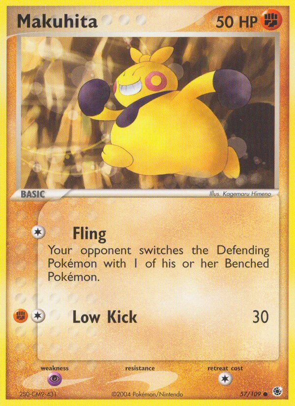 Makuhita (57/109) [EX: Battle Stadium] | Jomio and Rueliete's Cards and Comics