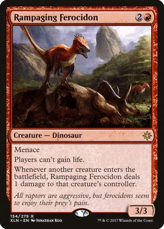 Rampaging Ferocidon [Ixalan] | Jomio and Rueliete's Cards and Comics