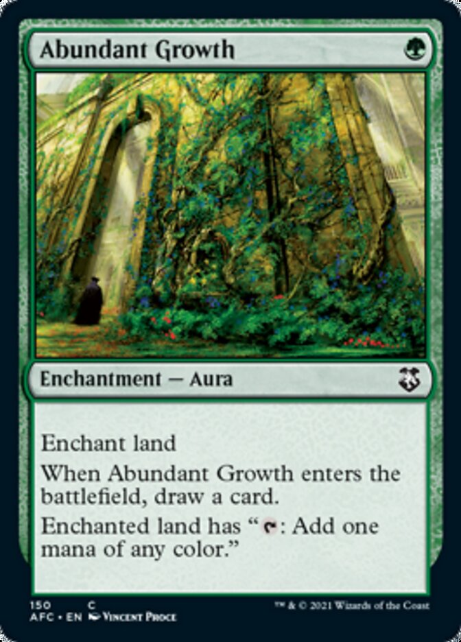 Abundant Growth [Dungeons & Dragons: Adventures in the Forgotten Realms Commander] | Jomio and Rueliete's Cards and Comics