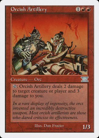 Orcish Artillery [Classic Sixth Edition] | Jomio and Rueliete's Cards and Comics