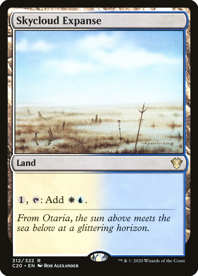 Skycloud Expanse [Commander 2020] | Jomio and Rueliete's Cards and Comics