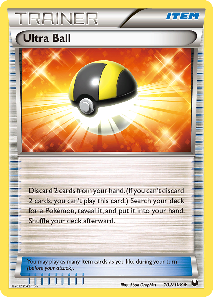 Ultra Ball (102/108) [Black & White: Dark Explorers] | Jomio and Rueliete's Cards and Comics