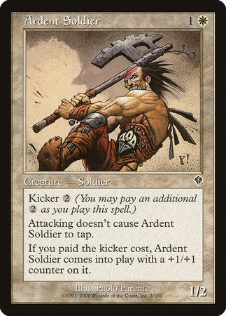 Ardent Soldier [Invasion] | Jomio and Rueliete's Cards and Comics