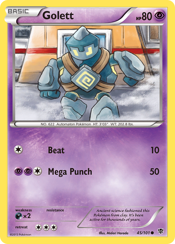 Golett (45/101) [Black & White: Plasma Blast] | Jomio and Rueliete's Cards and Comics