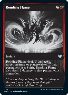 Rending Flame [Innistrad: Double Feature] | Jomio and Rueliete's Cards and Comics