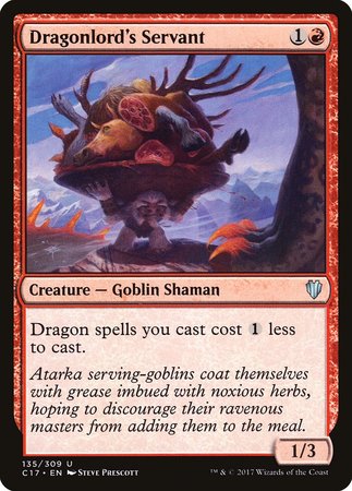 Dragonlord's Servant [Commander 2017] | Jomio and Rueliete's Cards and Comics
