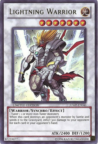 Lightning Warrior [JUMP-EN046] Ultra Rare | Jomio and Rueliete's Cards and Comics