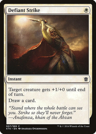 Defiant Strike [Khans of Tarkir] | Jomio and Rueliete's Cards and Comics