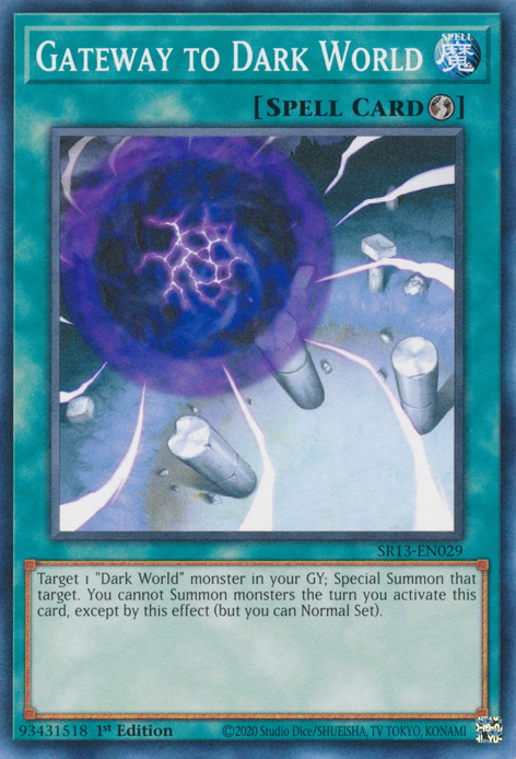 Gateway to Dark World [SR13-EN029] Common | Jomio and Rueliete's Cards and Comics