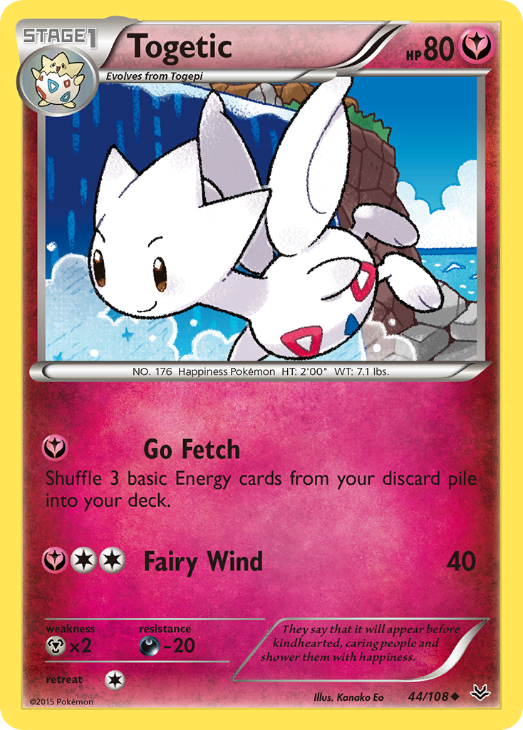 Togetic (44/108) [XY: Roaring Skies] | Jomio and Rueliete's Cards and Comics
