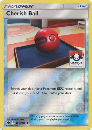 Cherish Ball (191a/236) (League Promo) [Sun & Moon: Unified Minds] | Jomio and Rueliete's Cards and Comics