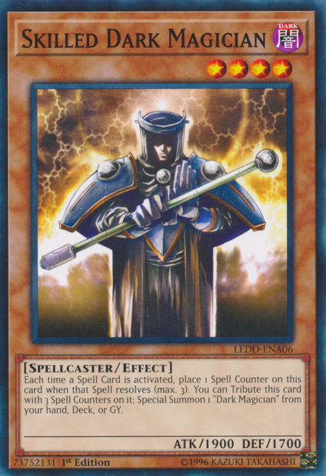 Skilled Dark Magician [LEDD-ENA06] Common | Jomio and Rueliete's Cards and Comics