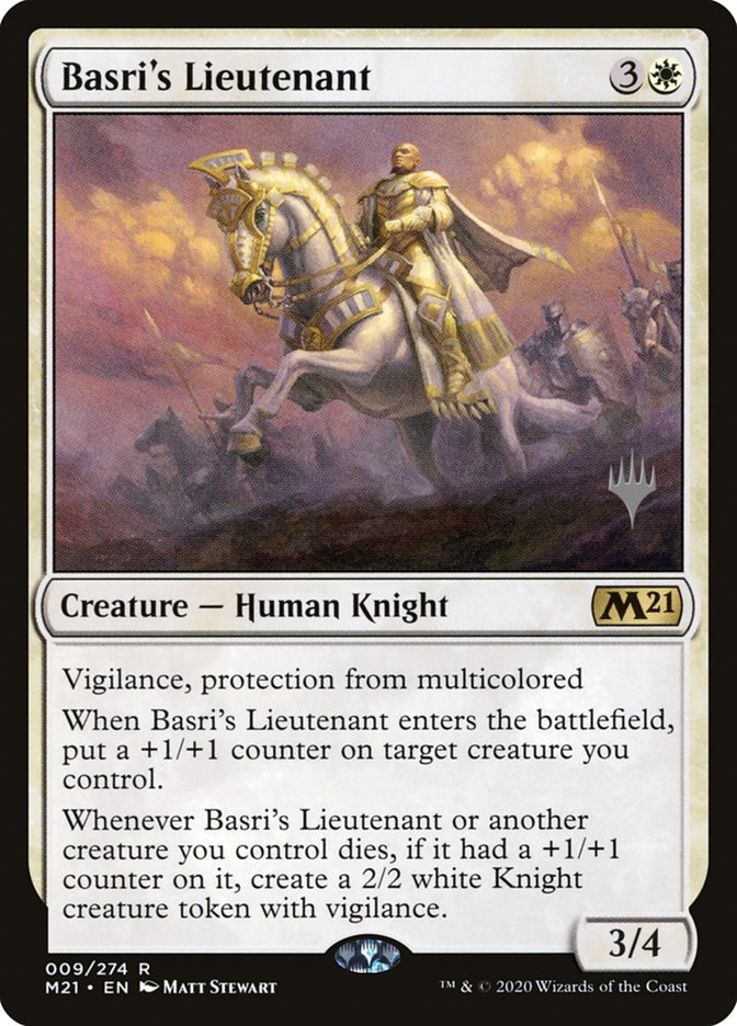 Basri's Lieutenant (Promo Pack) [Core Set 2021 Promos] | Jomio and Rueliete's Cards and Comics
