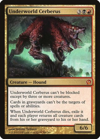 Underworld Cerberus [Theros] | Jomio and Rueliete's Cards and Comics