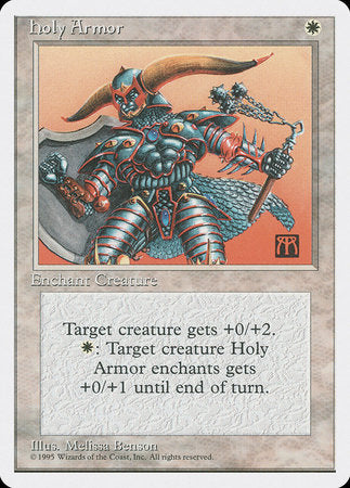Holy Armor [Fourth Edition] | Jomio and Rueliete's Cards and Comics