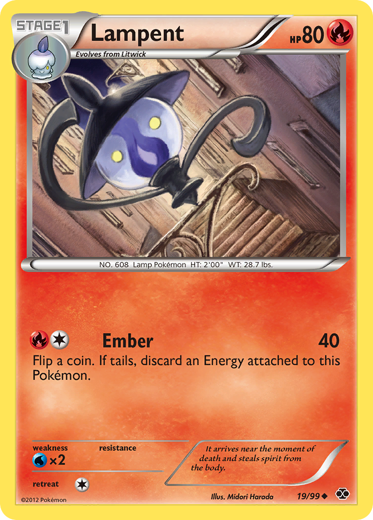 Lampent (19/99) [Black & White: Next Destinies] | Jomio and Rueliete's Cards and Comics