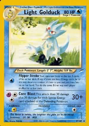Light Golduck (47/105) [Neo Destiny Unlimited] | Jomio and Rueliete's Cards and Comics