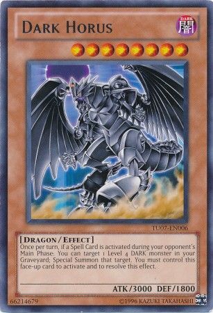 Dark Horus [TU07-EN006] Rare | Jomio and Rueliete's Cards and Comics