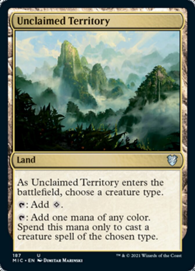 Unclaimed Territory [Innistrad: Midnight Hunt Commander] | Jomio and Rueliete's Cards and Comics