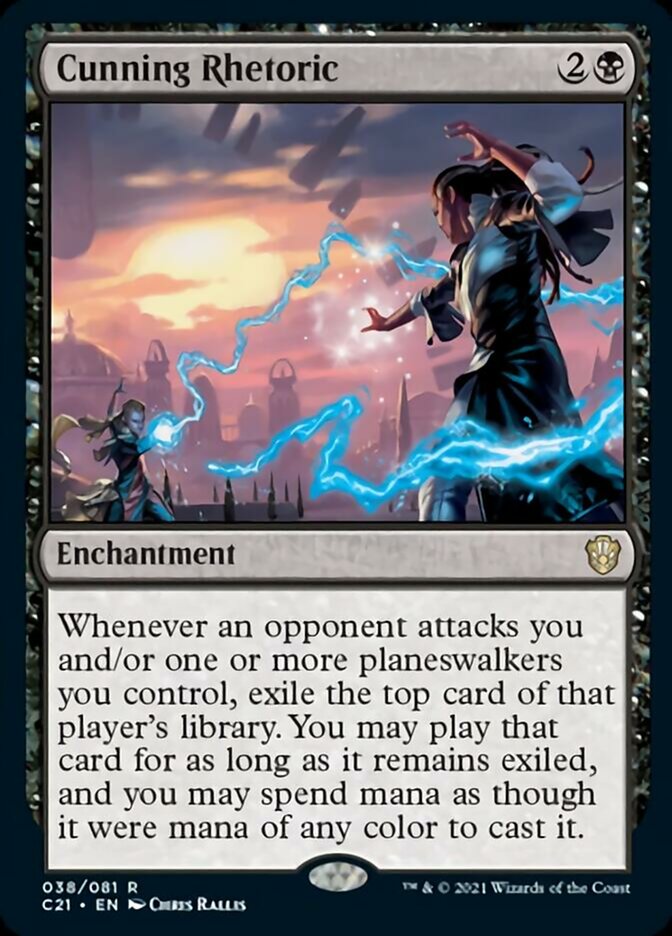 Cunning Rhetoric [Commander 2021] | Jomio and Rueliete's Cards and Comics
