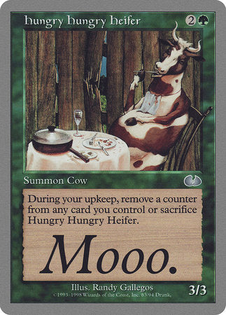 Hungry Hungry Heifer [Unglued] | Jomio and Rueliete's Cards and Comics