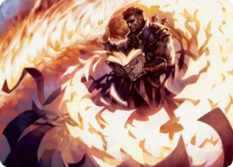 Revel in Silence Art Card [Strixhaven: School of Mages Art Series] | Jomio and Rueliete's Cards and Comics