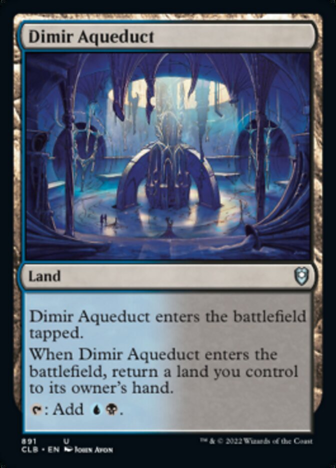 Dimir Aqueduct [Commander Legends: Battle for Baldur's Gate] | Jomio and Rueliete's Cards and Comics