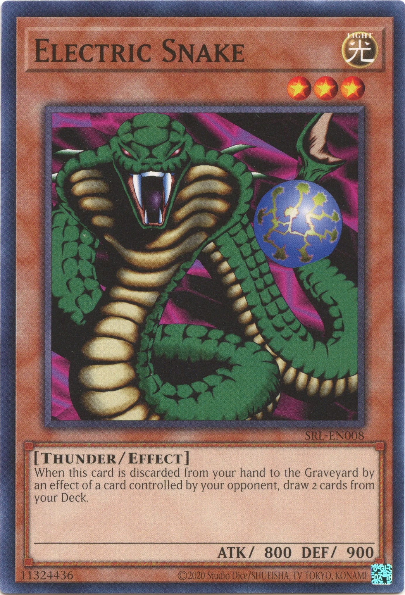 Electric Snake (25th Anniversary) [SRL-EN008] Common | Jomio and Rueliete's Cards and Comics