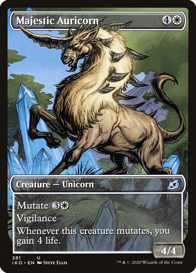 Majestic Auricorn (Showcase) [Ikoria: Lair of Behemoths] | Jomio and Rueliete's Cards and Comics