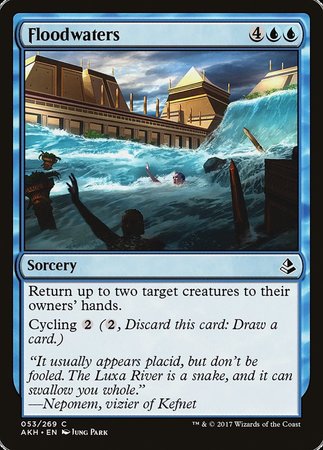 Floodwaters [Amonkhet] | Jomio and Rueliete's Cards and Comics