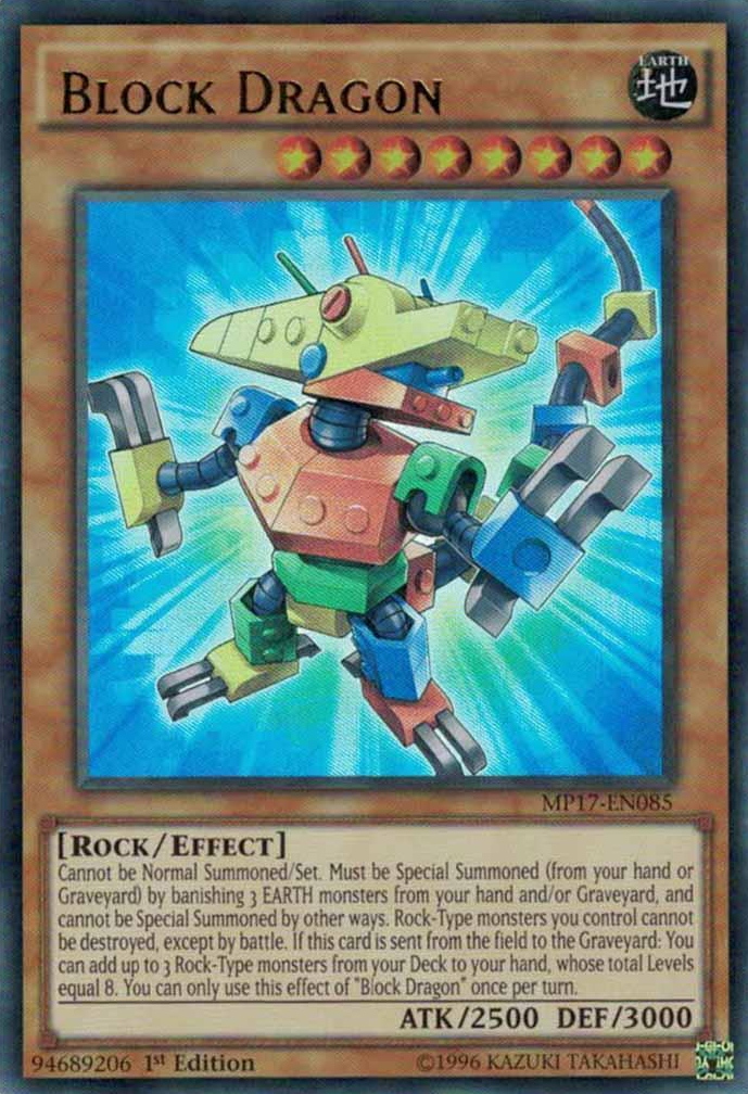 Block Dragon [MP17-EN085] Ultra Rare | Jomio and Rueliete's Cards and Comics