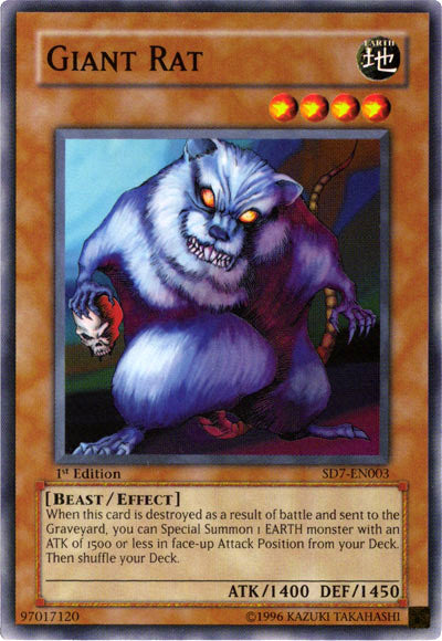 Giant Rat [SD7-EN003] Common | Jomio and Rueliete's Cards and Comics