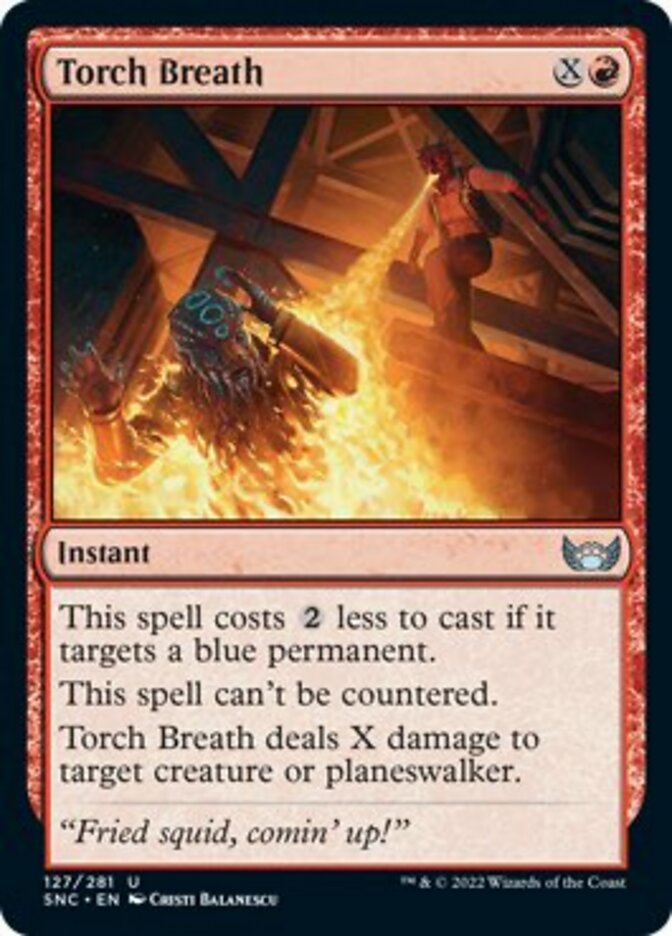Torch Breath [Streets of New Capenna] | Jomio and Rueliete's Cards and Comics