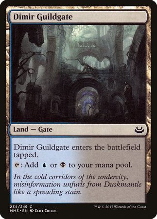 Dimir Guildgate [Modern Masters 2017] | Jomio and Rueliete's Cards and Comics