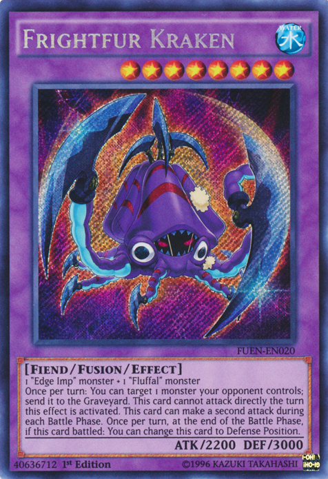 Frightfur Kraken [FUEN-EN020] Secret Rare | Jomio and Rueliete's Cards and Comics