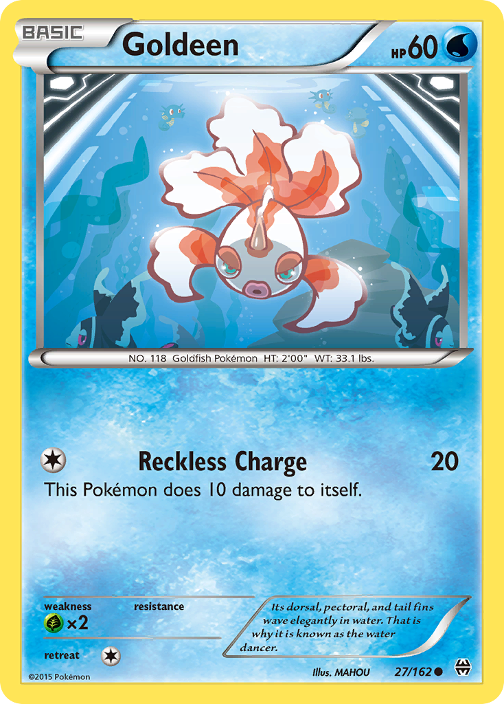 Goldeen (27/162) [XY: BREAKthrough] | Jomio and Rueliete's Cards and Comics