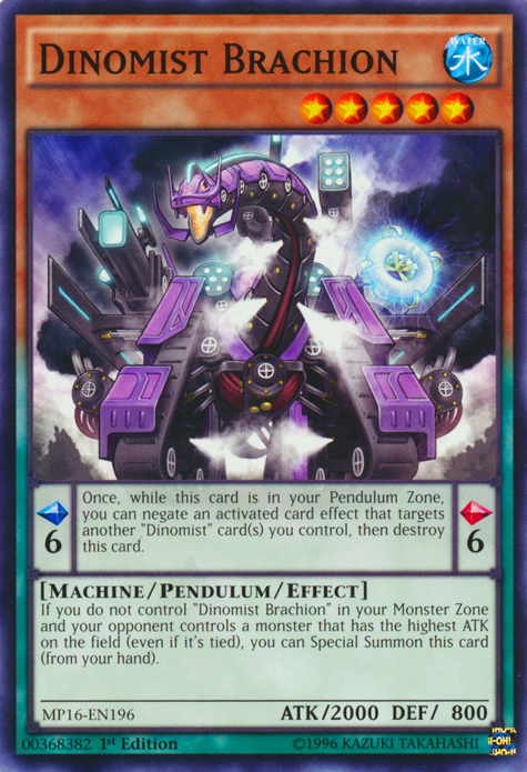 Dinomist Brachion [MP16-EN196] Common | Jomio and Rueliete's Cards and Comics