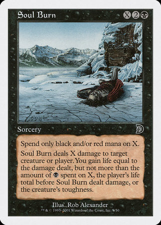 Soul Burn [Deckmasters] | Jomio and Rueliete's Cards and Comics