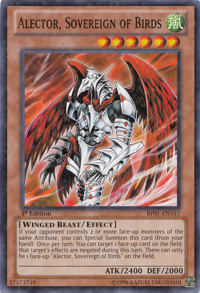 Alector, Sovereign of Birds [BP01-EN153] Starfoil Rare | Jomio and Rueliete's Cards and Comics