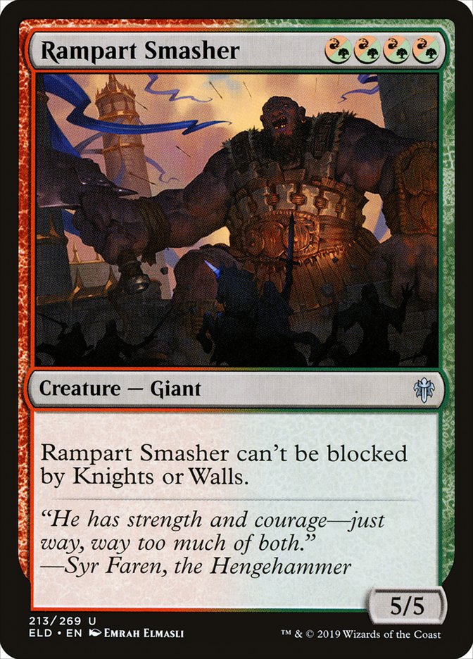 Rampart Smasher [Throne of Eldraine] | Jomio and Rueliete's Cards and Comics