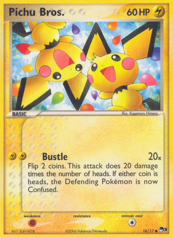 Pichu Bros. (16/17) [POP Series 3] | Jomio and Rueliete's Cards and Comics