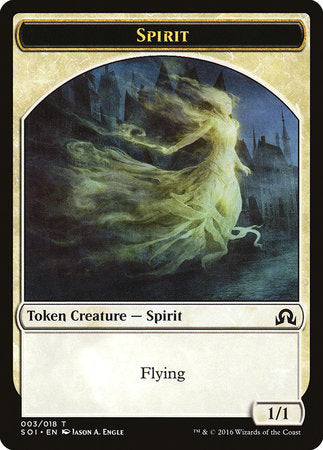 Spirit Token [Shadows over Innistrad Tokens] | Jomio and Rueliete's Cards and Comics