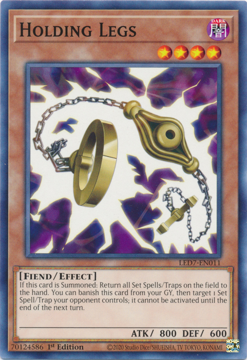 Holding Legs [LED7-EN011] Common | Jomio and Rueliete's Cards and Comics