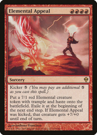 Elemental Appeal [Zendikar] | Jomio and Rueliete's Cards and Comics
