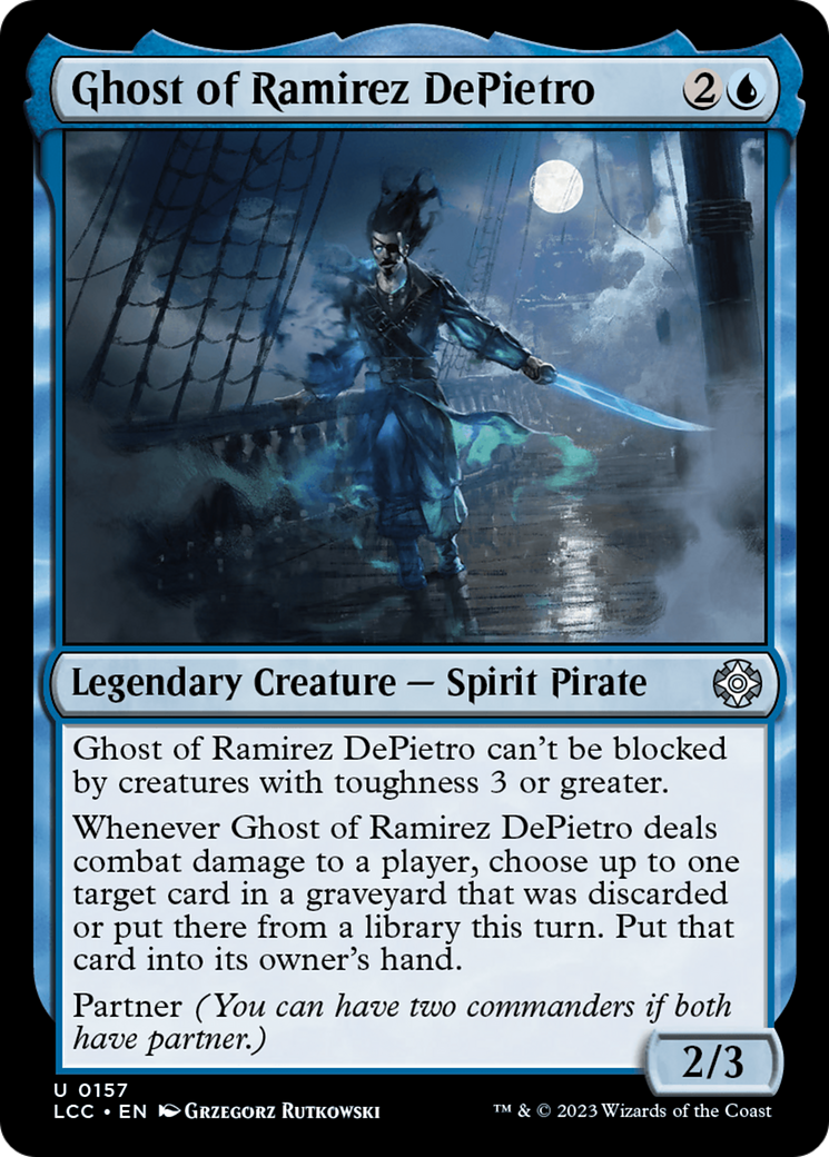 Ghost of Ramirez DePietro [The Lost Caverns of Ixalan Commander] | Jomio and Rueliete's Cards and Comics