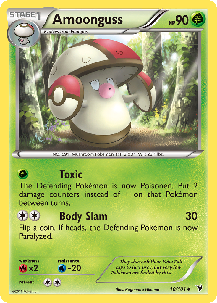 Amoonguss (10/101) [Black & White: Noble Victories] | Jomio and Rueliete's Cards and Comics