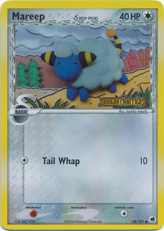 Mareep (54/101) (Delta Species) (Stamped) [EX: Dragon Frontiers] | Jomio and Rueliete's Cards and Comics