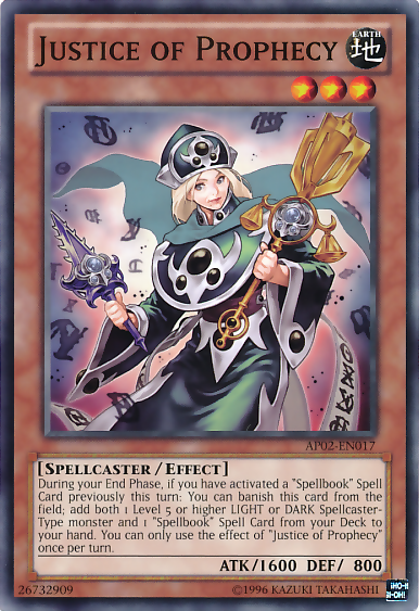 Justice of Prophecy [AP02-EN017] Common | Jomio and Rueliete's Cards and Comics