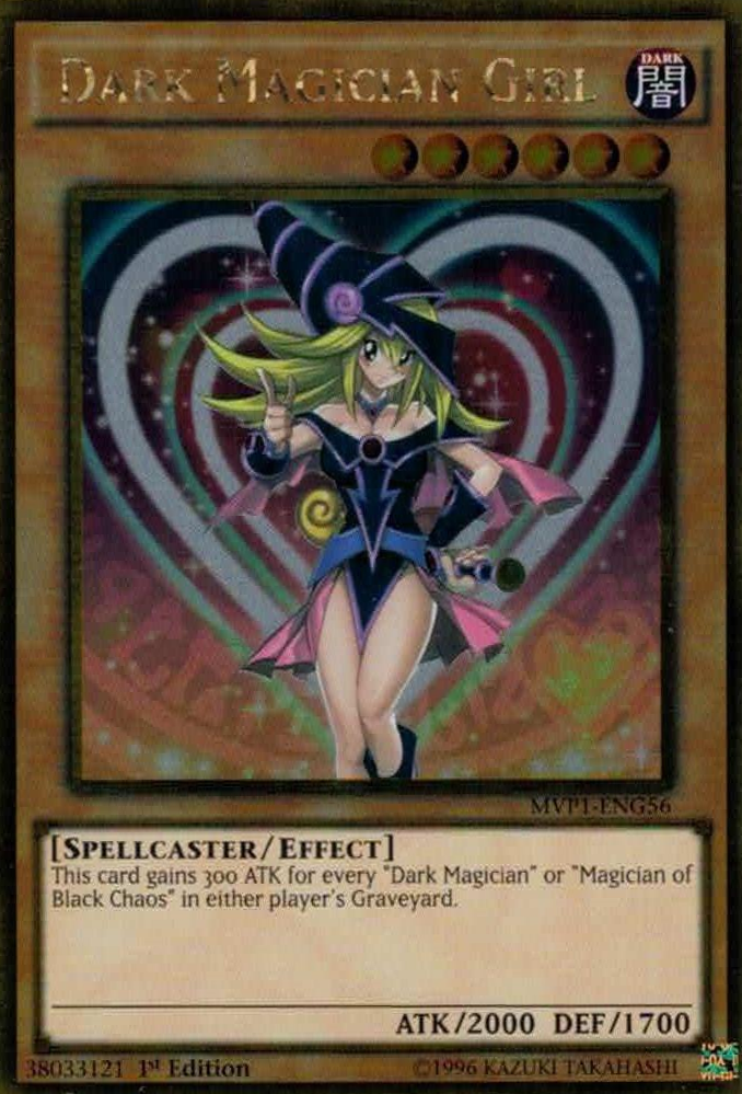 Dark Magician Girl [MVP1-ENG56] Gold Rare | Jomio and Rueliete's Cards and Comics