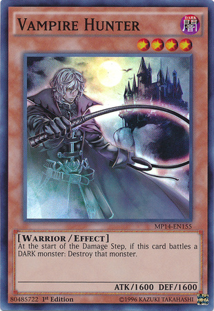 Vampire Hunter [MP14-EN155] Super Rare | Jomio and Rueliete's Cards and Comics